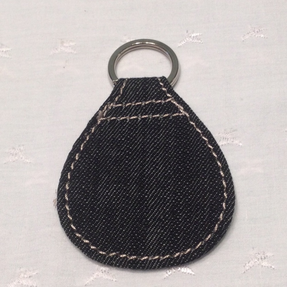 thirty-one Dark Wash Denim Keychain
